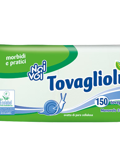 Ecolabel Tovaglioli 1 velo 33x33cm 150 pz