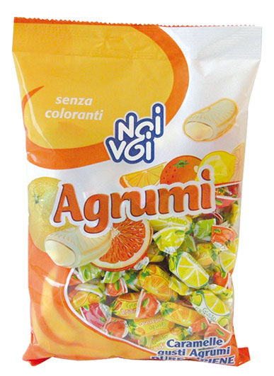 caramelle gusti Agrumi dure ripiene 500 g