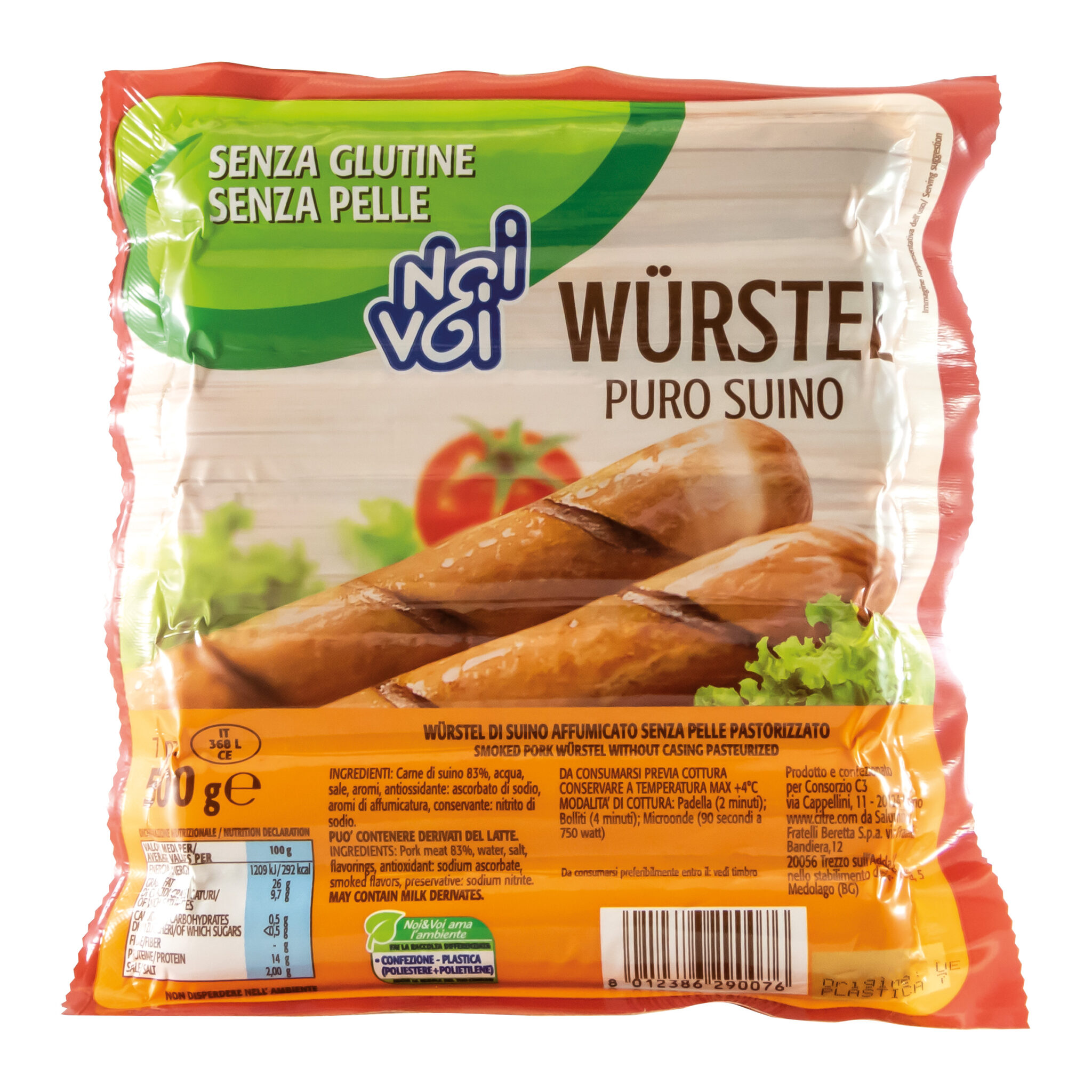 Wurstel Suino 7 pz 500 g
