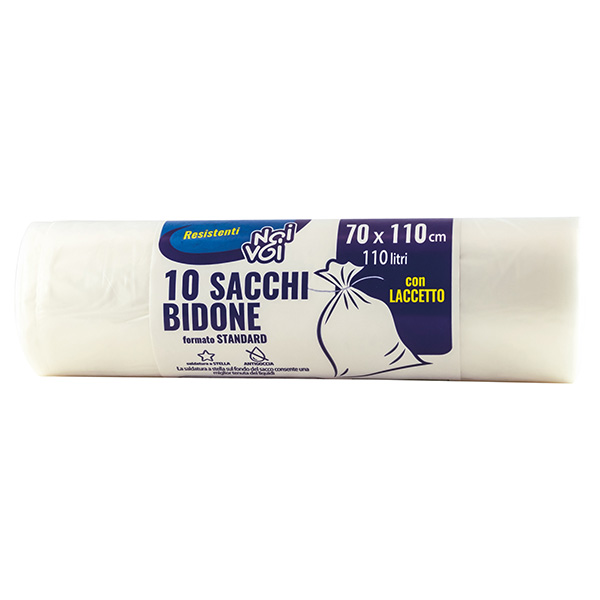 10 Sacchi Bidone 70×110
