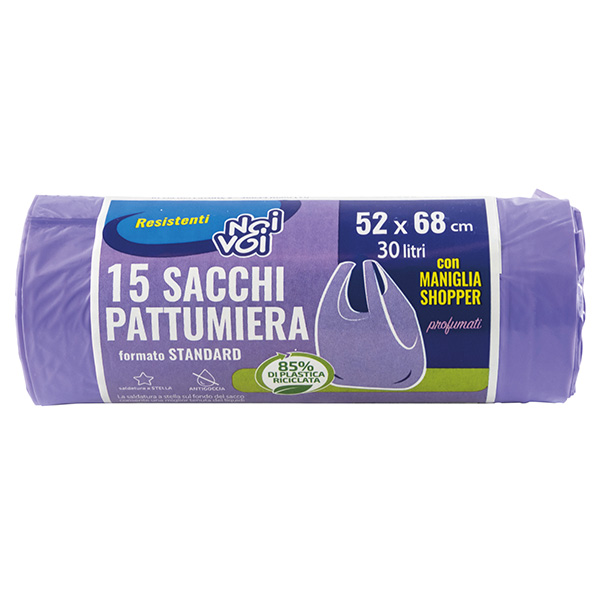 15 Sacchi Pattumiera shopper 52×68