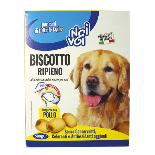 Biscotto Ripieno insaporito con Pollo 500 g