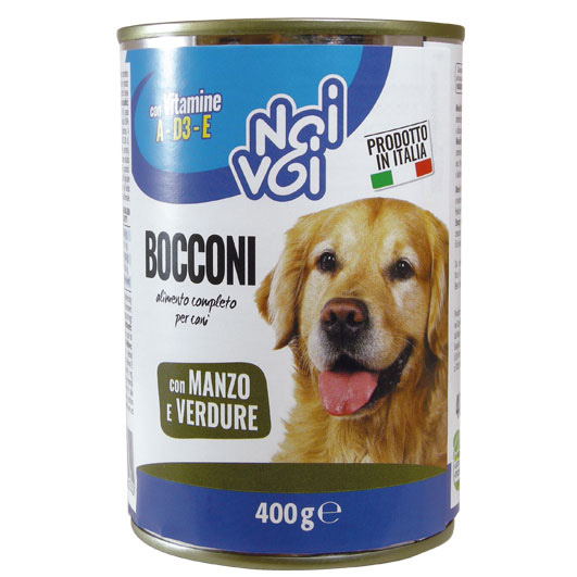 Bocconi con Manzo e Verdure 400 g