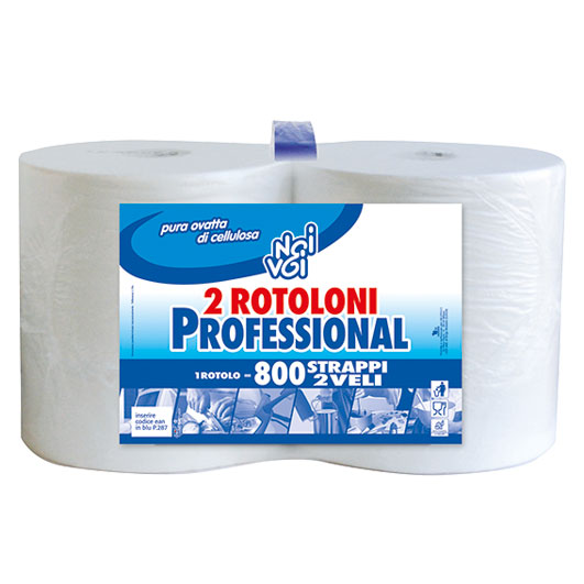 2 Rotoli Carta Asciugatutto 1600 Strappi 2 Kg Lunga Durata Extra
