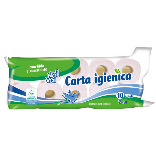 Noi&Voi Ecolabel Carta Igienica 2 veli 10 rotoli