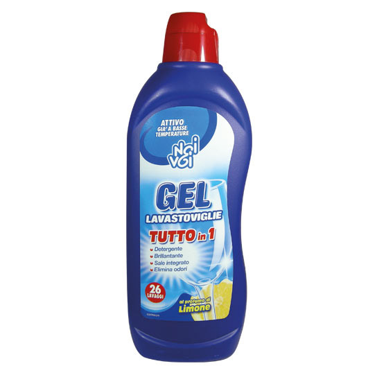 Gel Lavastoviglie Tutto in 1 Limone 26 Lavaggi 650 ml