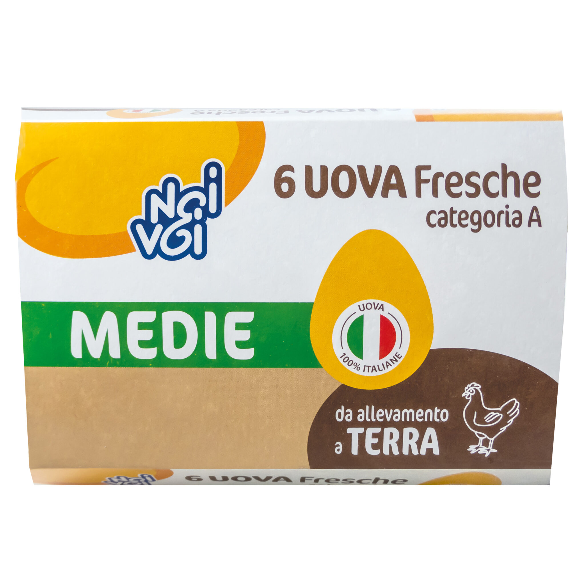 6 Uova Medie a Terra