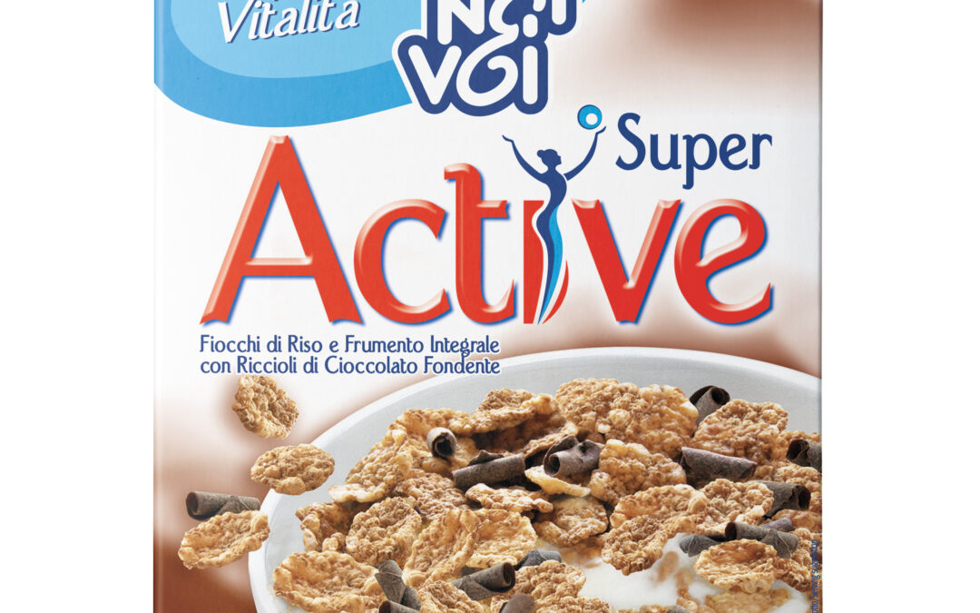 Super Active con Riccioli di Cioccolato Fondente 300 g