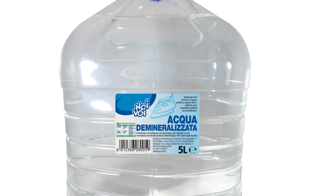 Acqua Demineralizzata 5 Litri