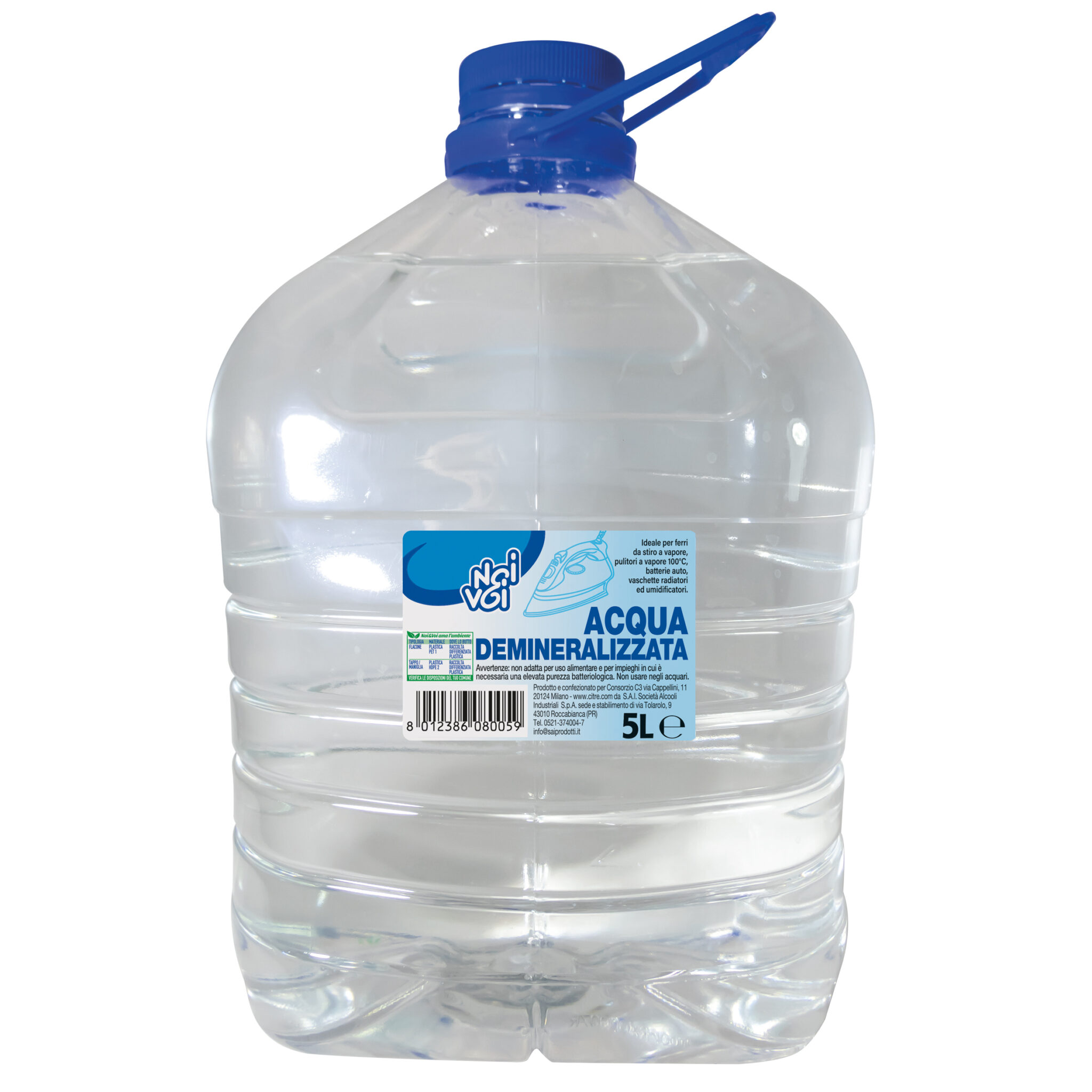 Acqua Demineralizzata 5 Litri