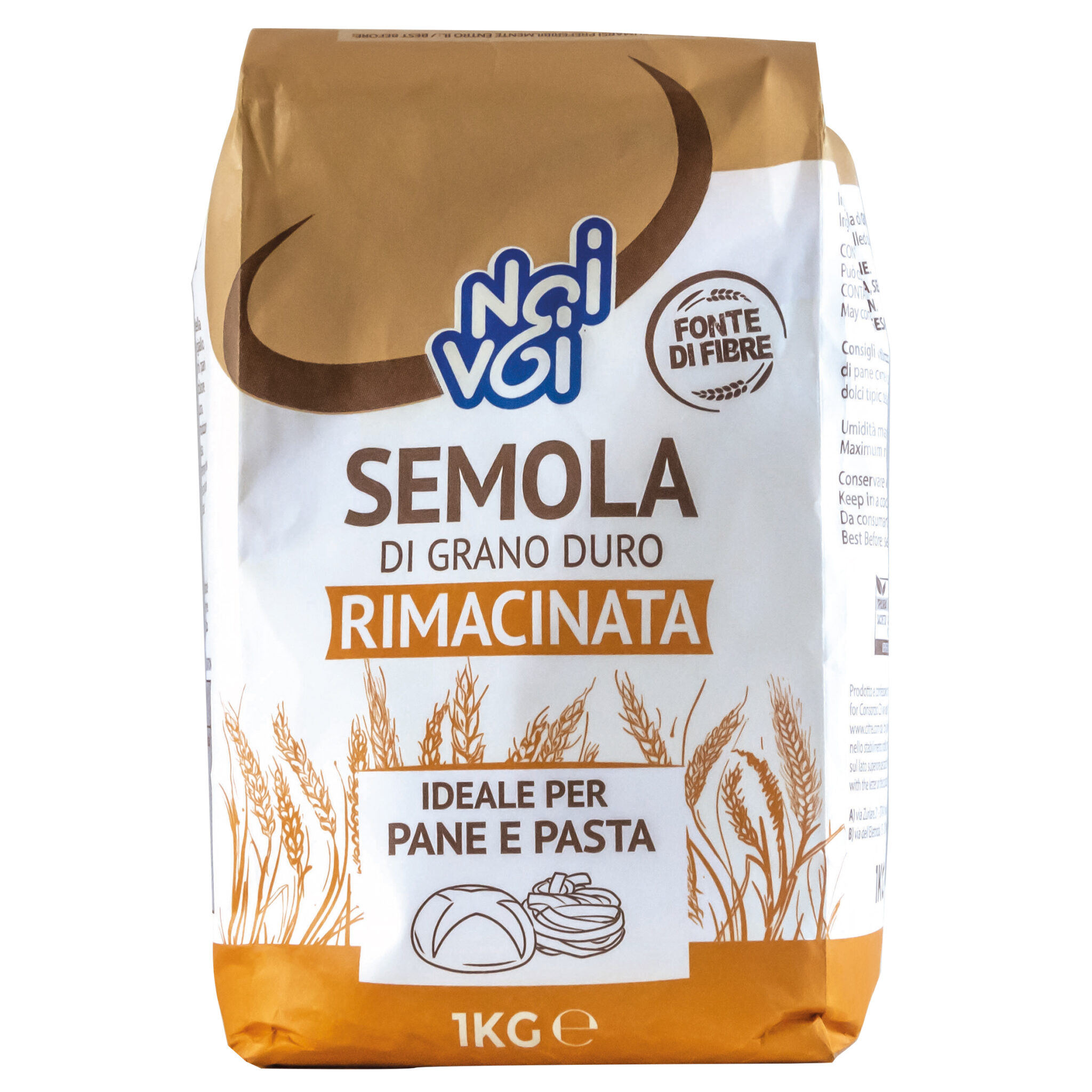 SEMOLA di grano duro RIMACINATA 1 KG