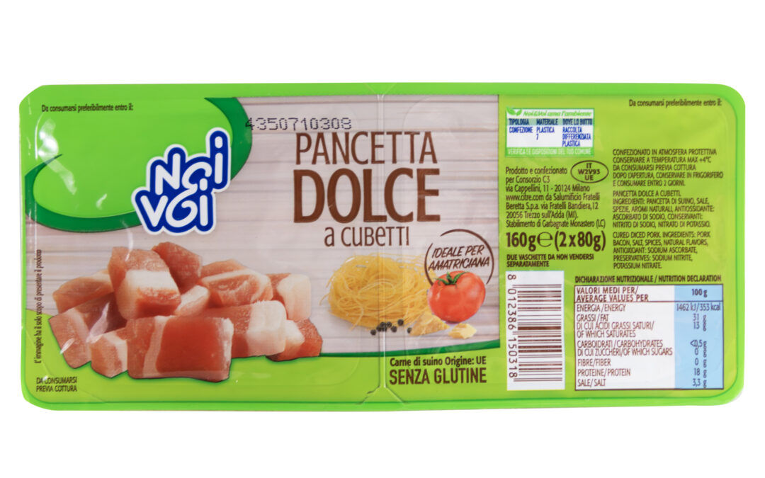 Pancetta Dolce a cubetti 160 g