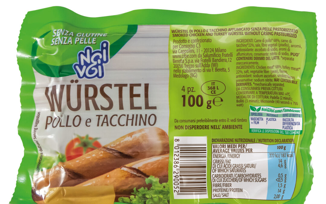 Würstel Pollo e Tacchino 4 x 100 g