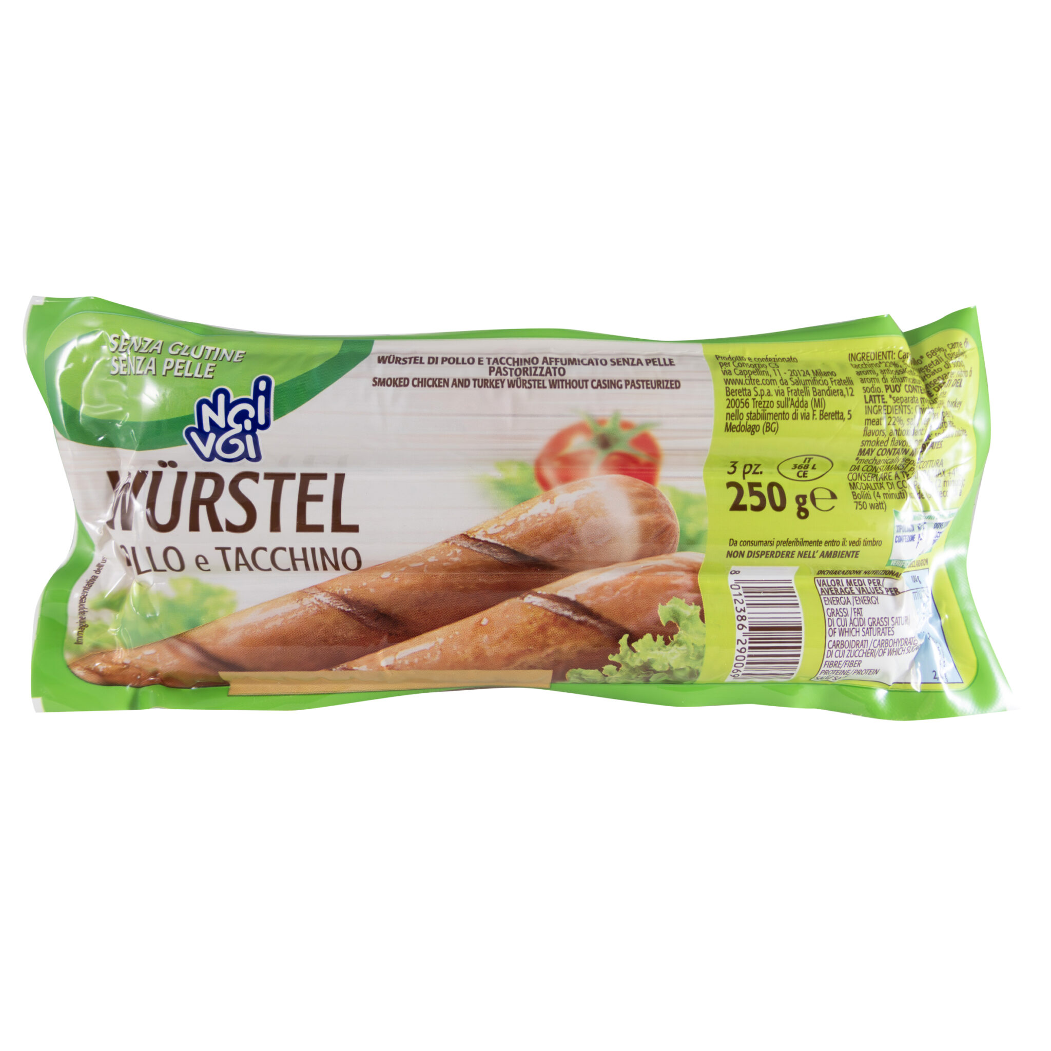 Würstel Pollo e Tacchino 3 x 250 g