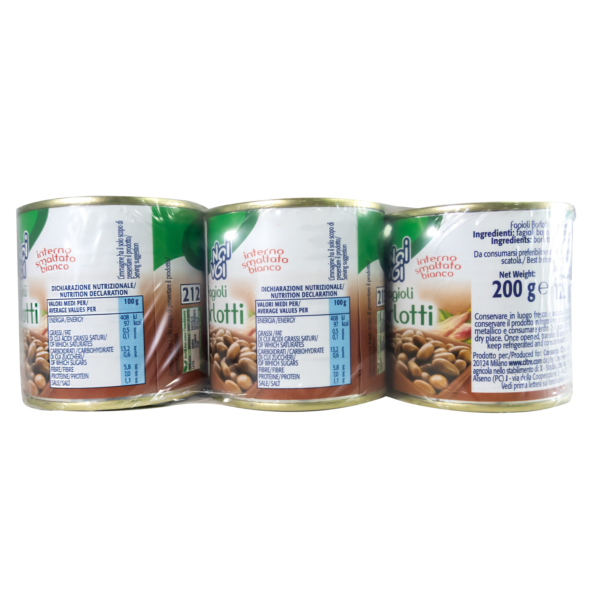Fagioli Borlotti 3×200 g