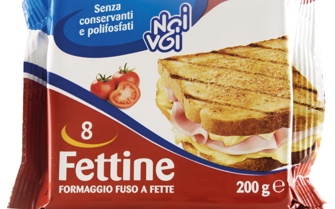 8 Fettine formaggio fuso a fette 200 g