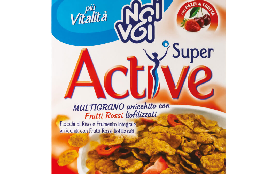 Super Active Multigrano con Frutti Rossi 300 g