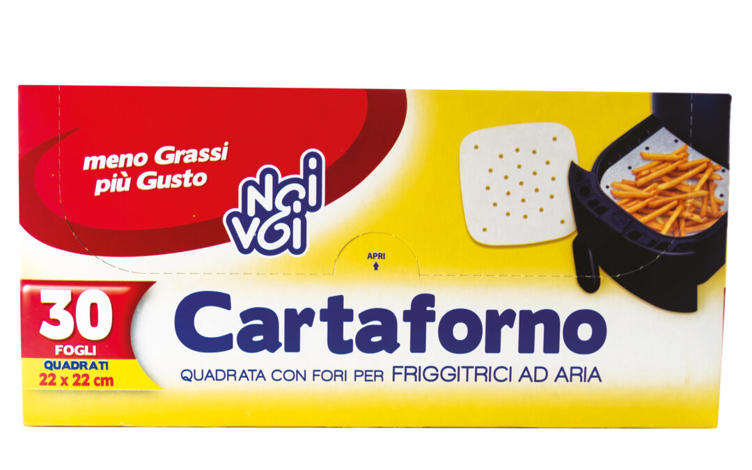 Cartaforno 30 fogli per friggitrice ad aria