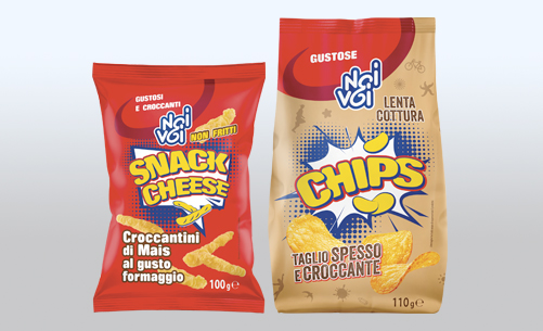 Snack Cheese e Chips spesse