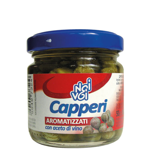 Capperi aromatizzati con aceto di vino 100 g