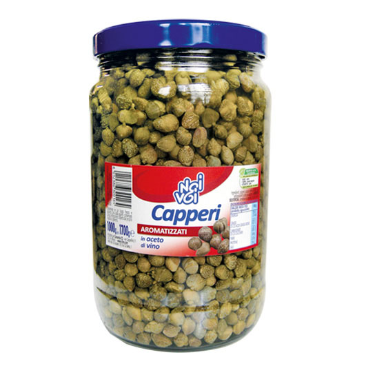 Capperi aromatizzati in aceto di vino 1700 g