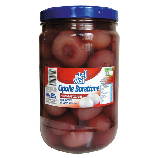 Cipolle Borettane aromatizzate con aceto di vino 1630 g