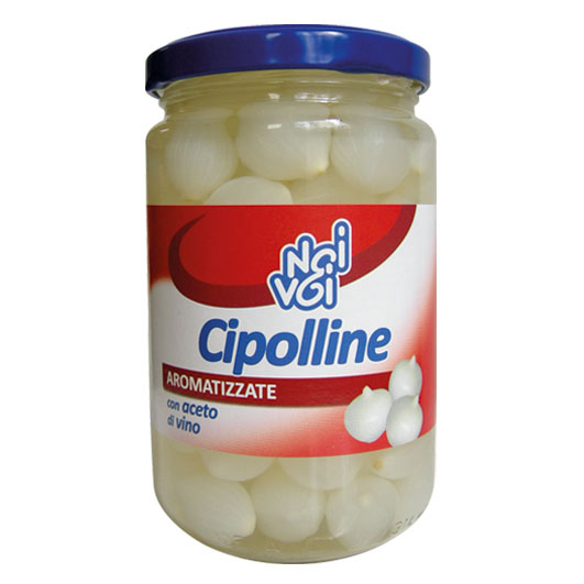 Cipolline aromatizzate con aceto di vino 300 g / 314 ml