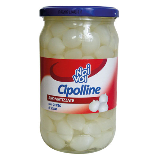 Cipolline aromatizzate con aceto di vino 565 g / 580 ml
