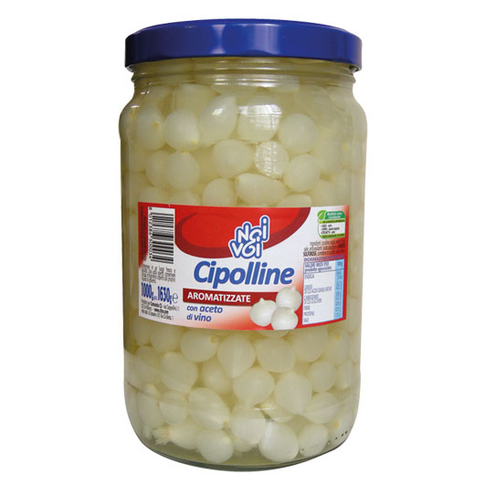 Cipolline aromatizzate con aceto di vino 1630 g