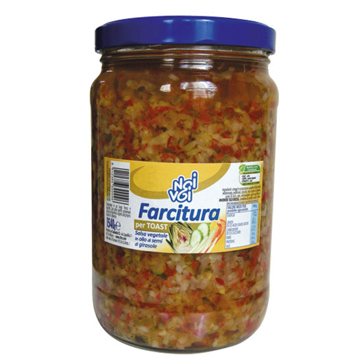 Farcitura per toast salsa vegetale in olio di semi di girasole 1540 g