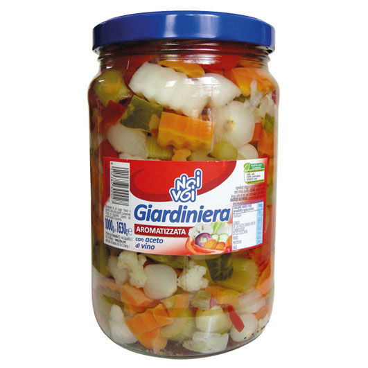 Giardiniera aromatizzata con aceto di vino 1630 g