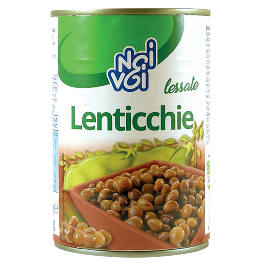 Lenticchie lessate 400g