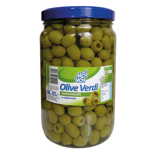 Olive verdi denocciolate in salamoia 1675 g