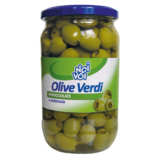 Olive verdi denocciolate in salamoia 545 g /580 ml