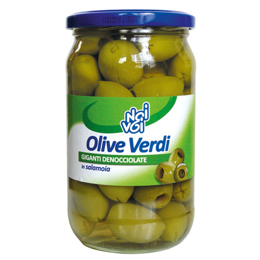 Olive verdi giganti denocciolate in salamoia 545 g /580 ml