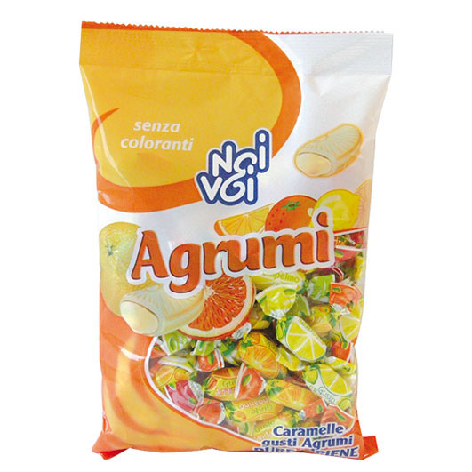caramelle gusti Agrumi dure ripiene 500 g