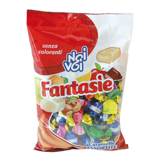 Fantasie caramelle ripiene ai gusti assortiti 500 g