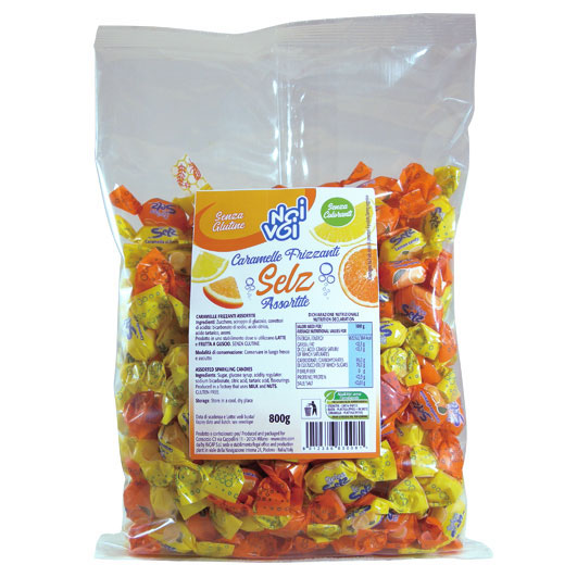 Selz caramelle frizzanti assortite 800 g